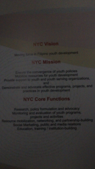 NYC Vision, Mission & Core Functions